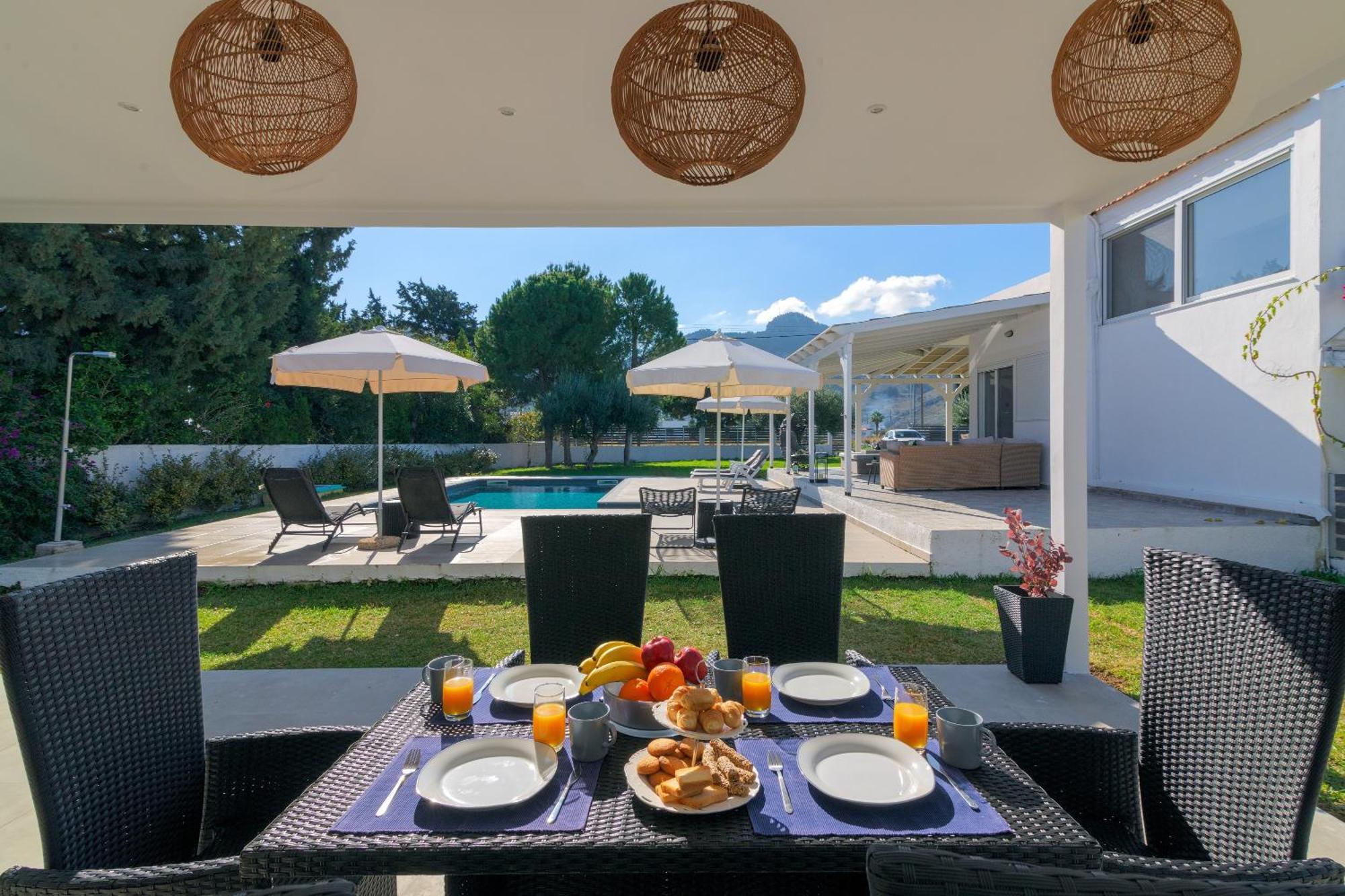 Casa Bianca Villa Kolymbia Zewnętrze zdjęcie